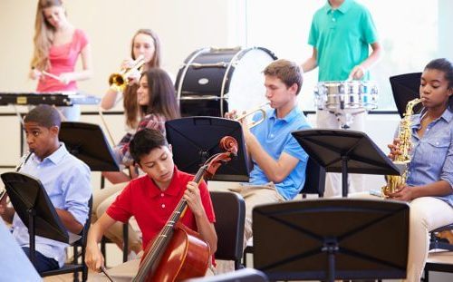 playing music instruments
