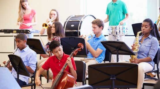 playing music instruments